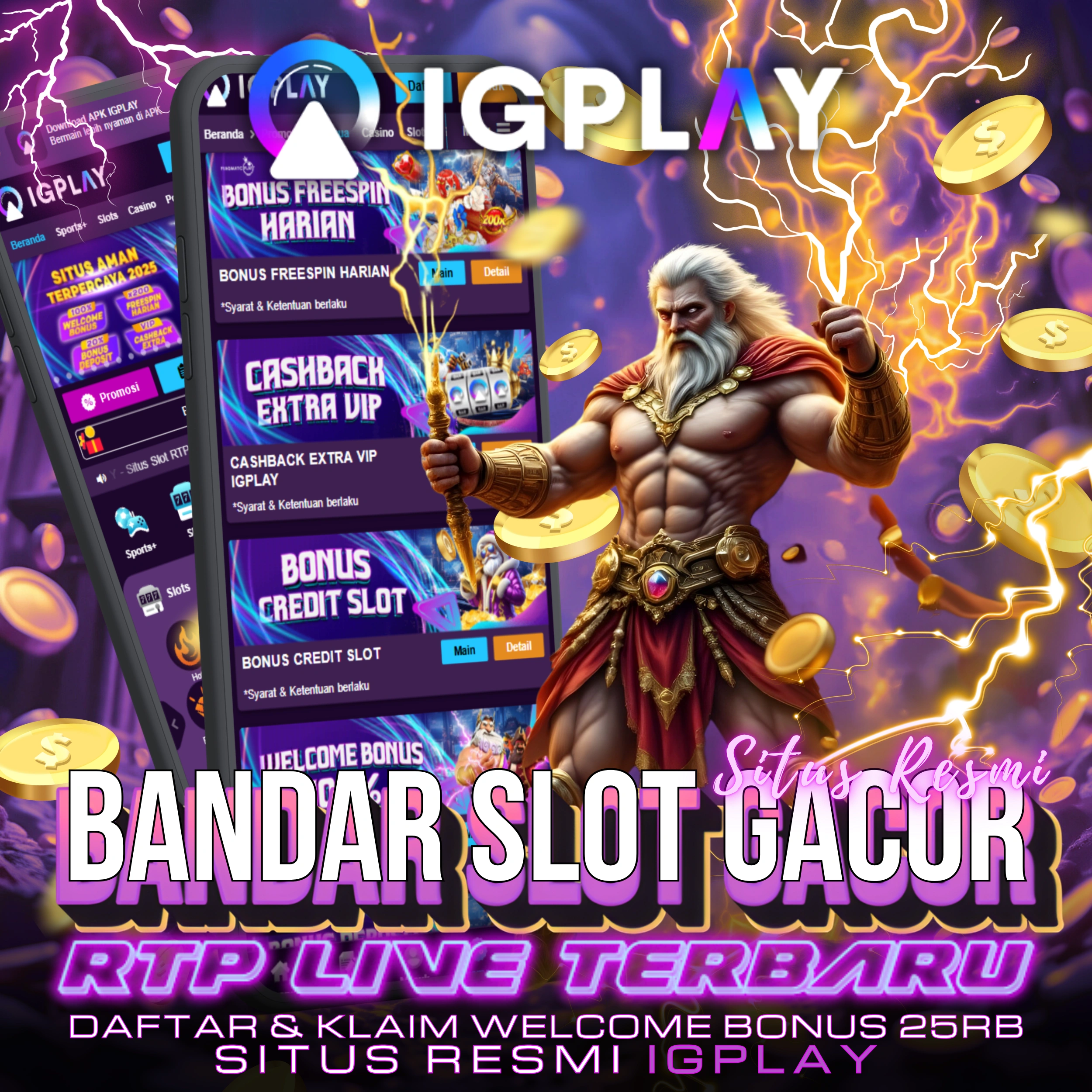 IGPLAY ASIA ⚡ Slot Thailand Depo Dana 10k Gampang Menang Hujan Scatter